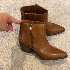 Short “cowboy” style booties